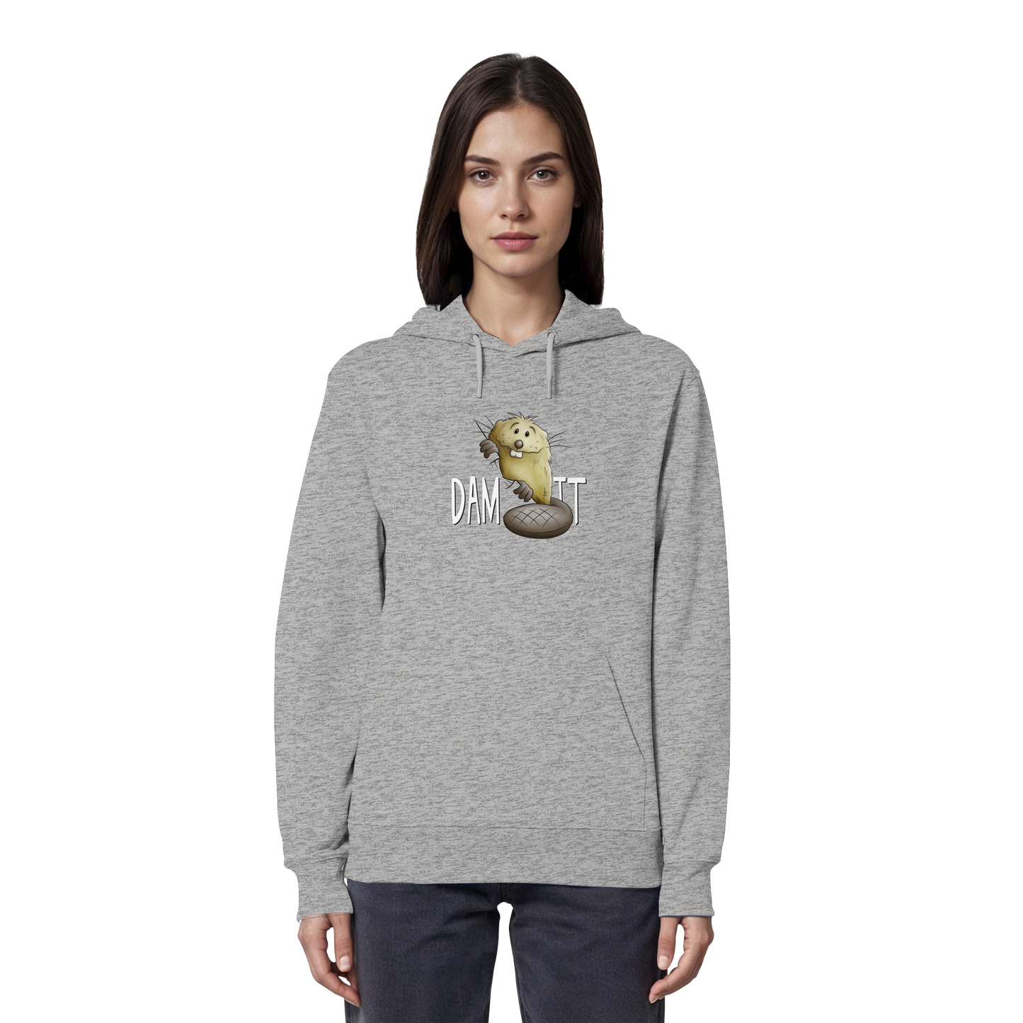 Dam It Verdammt Lustiger Biber - Organic Hoodie