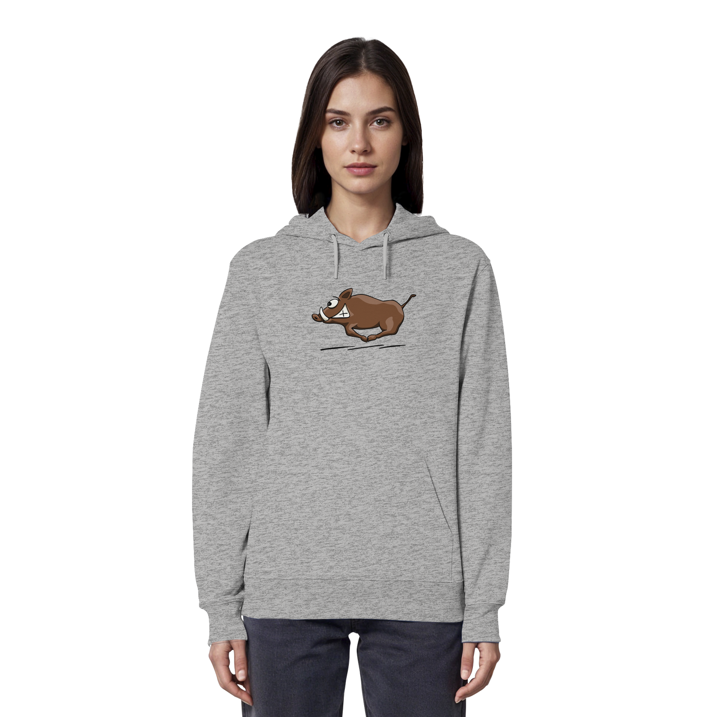 sauwildes Wildschwein | Wildsau  - Organic Hoodie