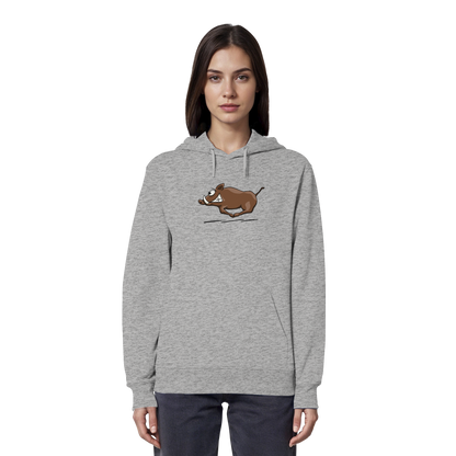 sauwildes Wildschwein | Wildsau  - Organic Hoodie