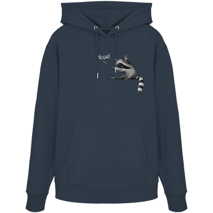 Nope! Frecher verwegener Waschbär - Organic Hoodie