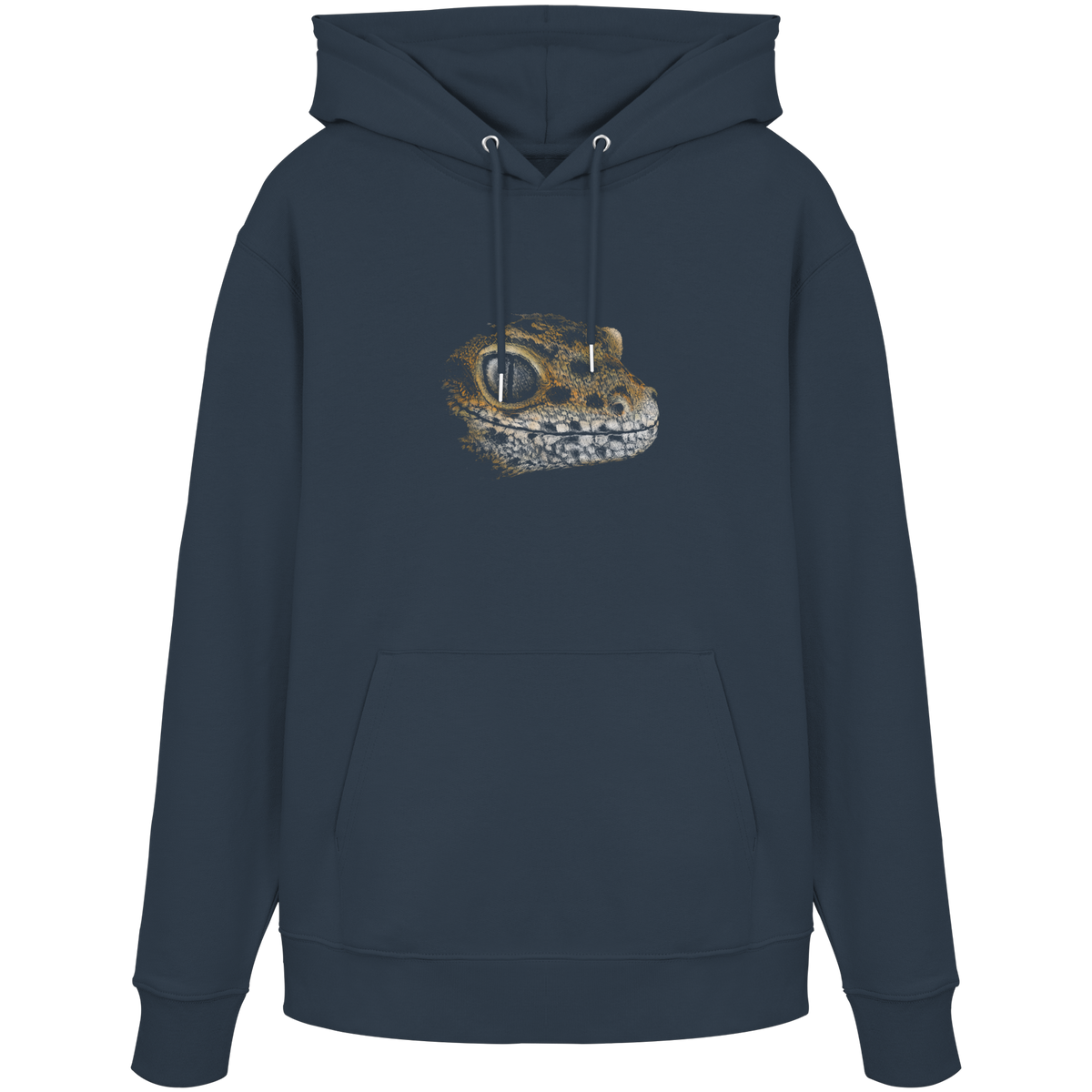 Leopard Gecko Skizze Kritzelkunst - Organic Hoodie