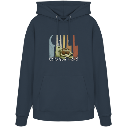 Gechillt gemütliche Schildkröte - Organic Hoodie