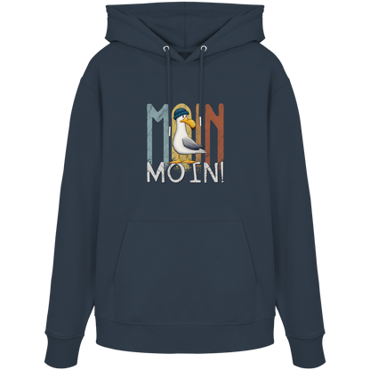 Moin Moin norddeutsche Möwe - Organic Hoodie