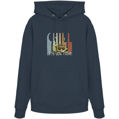 Gechillt gemütliche Schildkröte - Organic Hoodie
