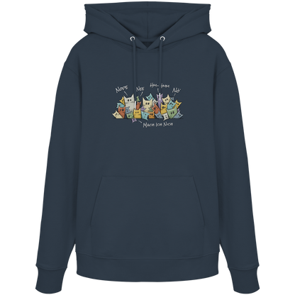 Nope, Nee, Nö Katzen - Organic Hoodie