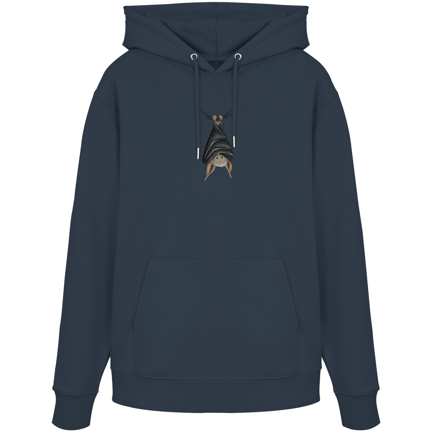 Lustig chillende Fledermaus - Organic Hoodie