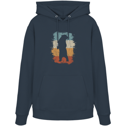 Retro Bären-Silhouette - Organic Hoodie