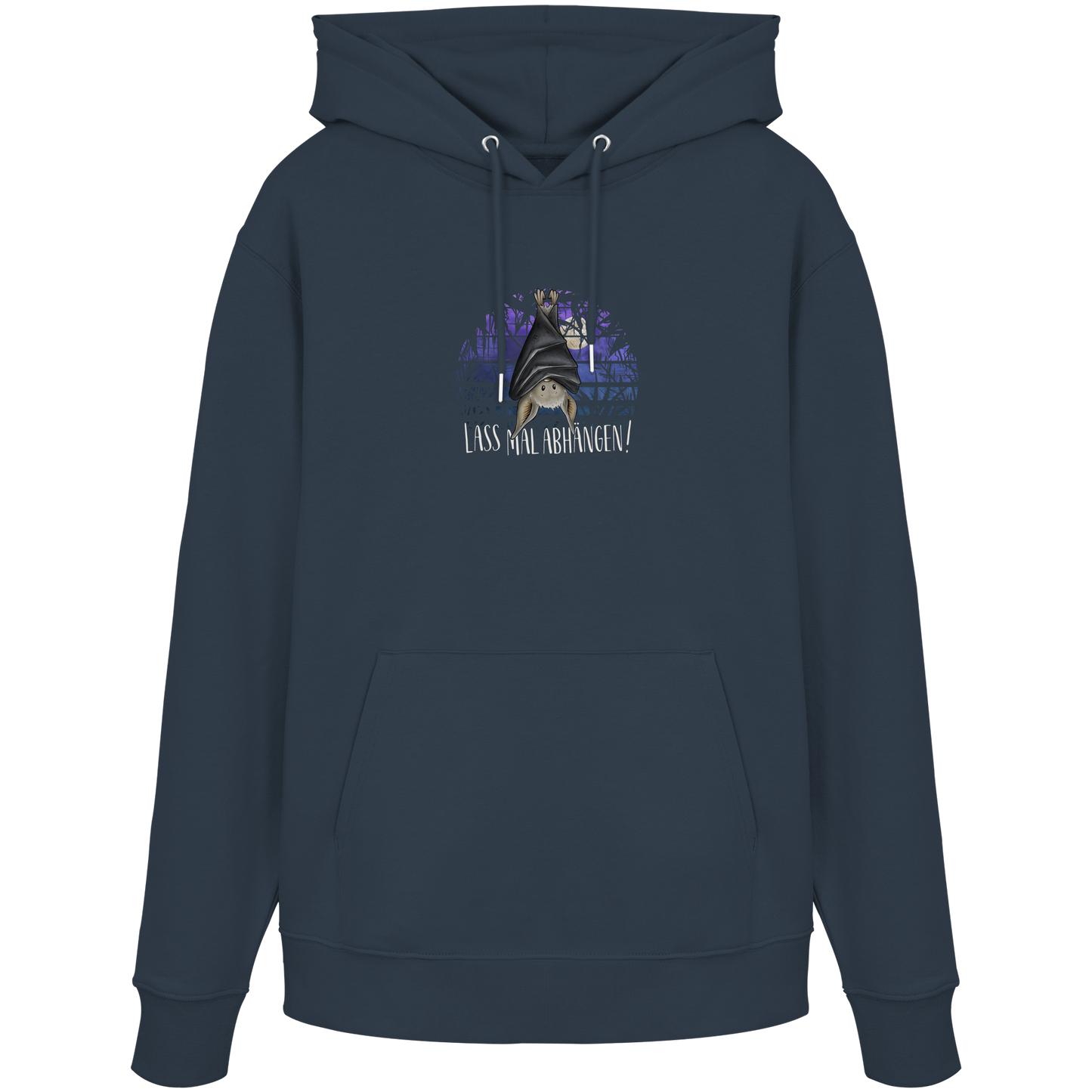 Lass mal abhängen Fledermaus - Organic Hoodie