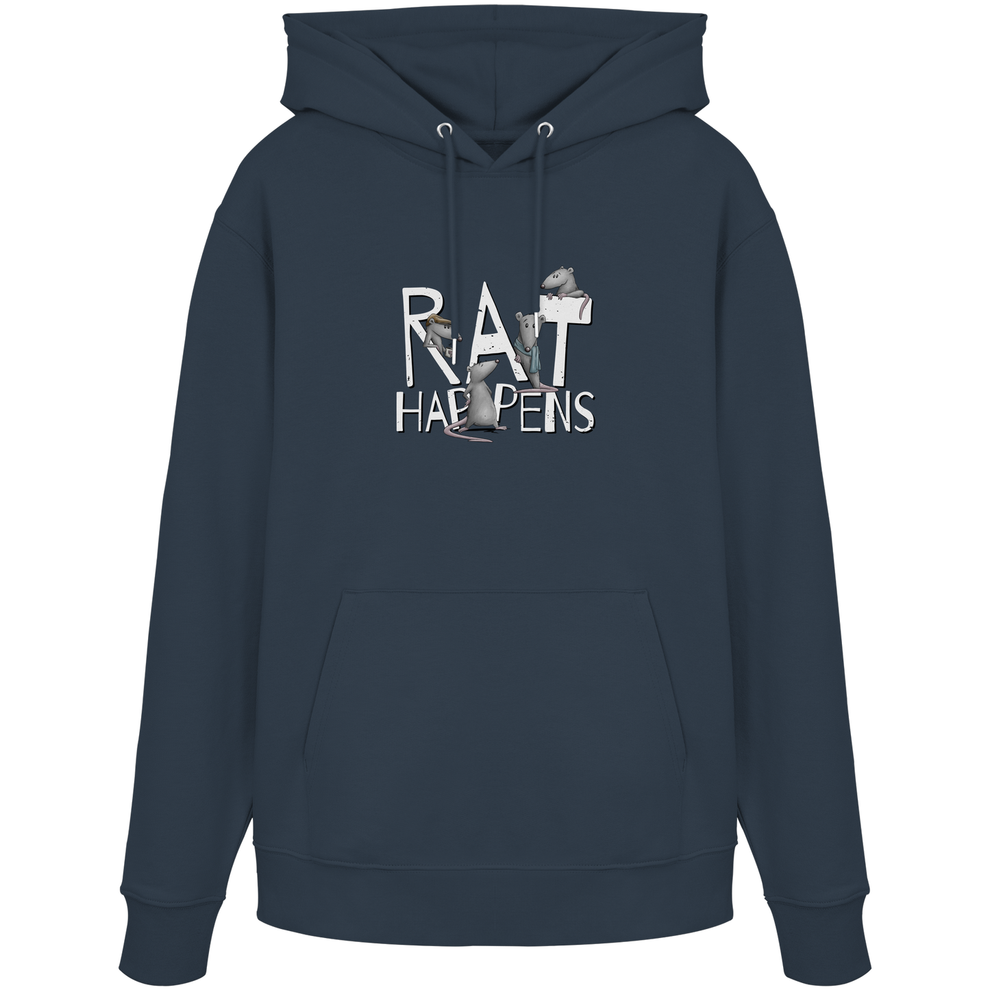 Rat Happens Ratten - Organic Hoodie