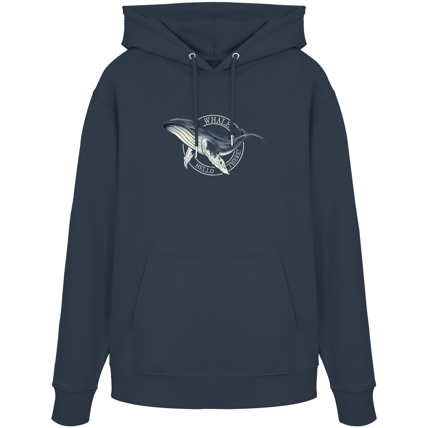 Whale, Hello There | Buckelwal - Organic Hoodie