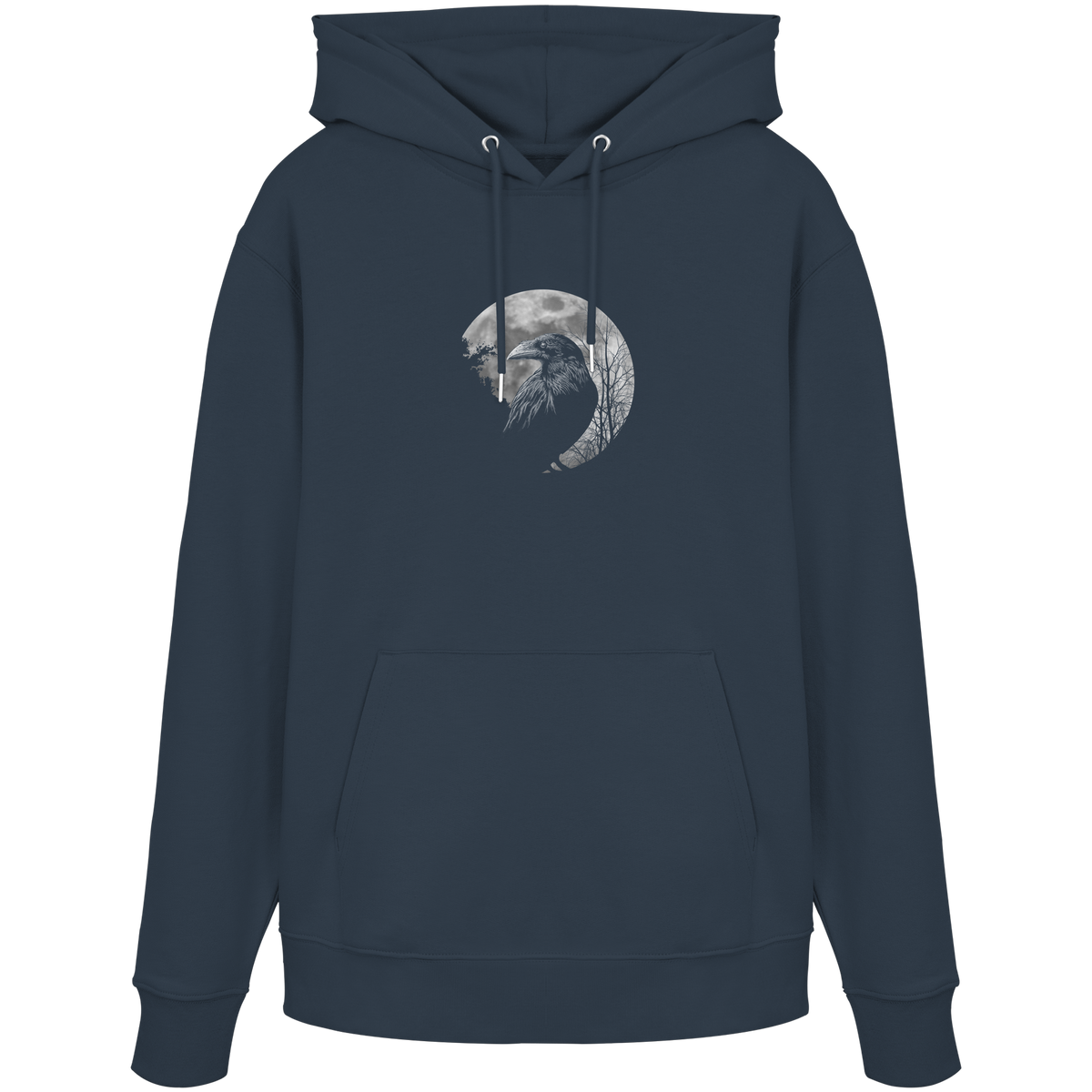 Vollmond-Rabe - Organic Hoodie