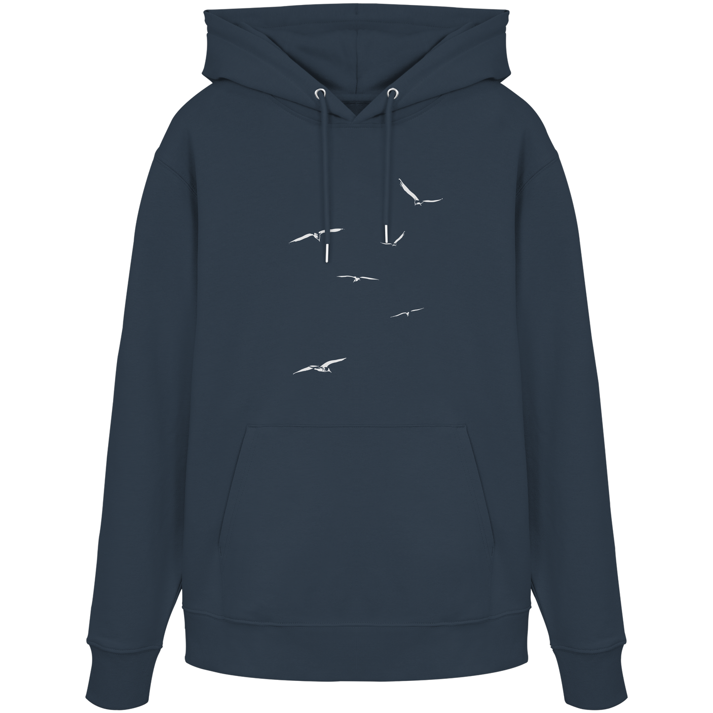 Vogelschwarm – Traum vom Fliegen - Organic Hoodie