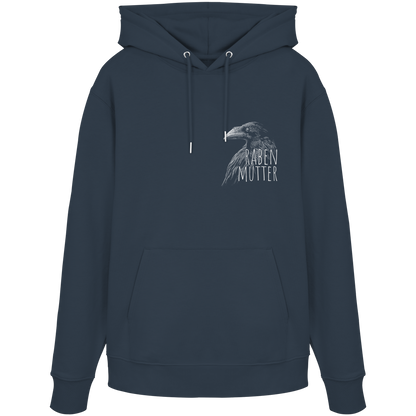 Rabenmutter schwarze Krähe Rabe - Organic Hoodie