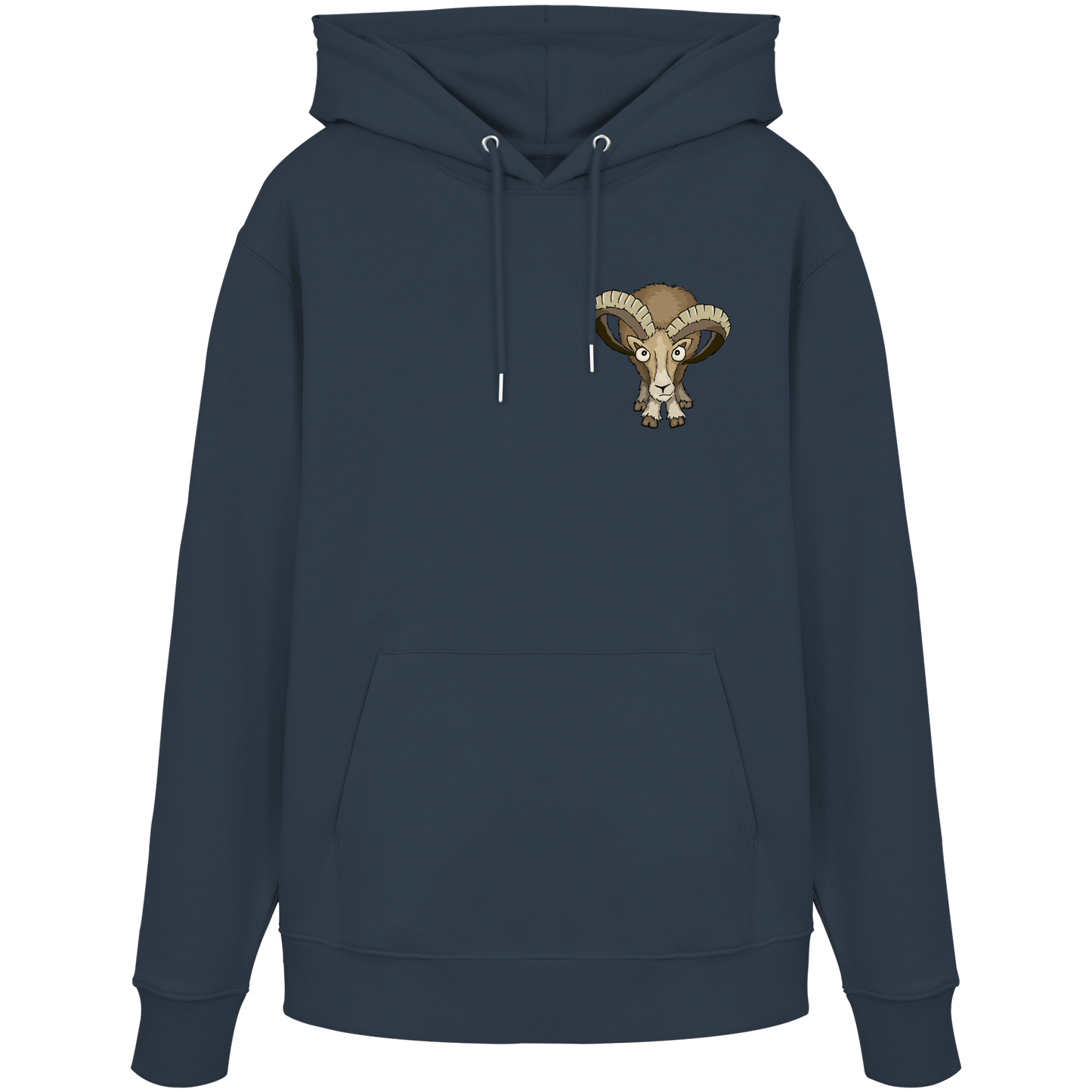 Bockiges Mufflon Widder Schafbock - Organic Hoodie