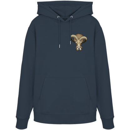 Bockiges Mufflon Widder Schafbock - Organic Hoodie