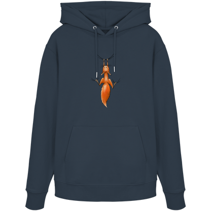 Rotes Eichhörnchen hängt ab - Organic Hoodie