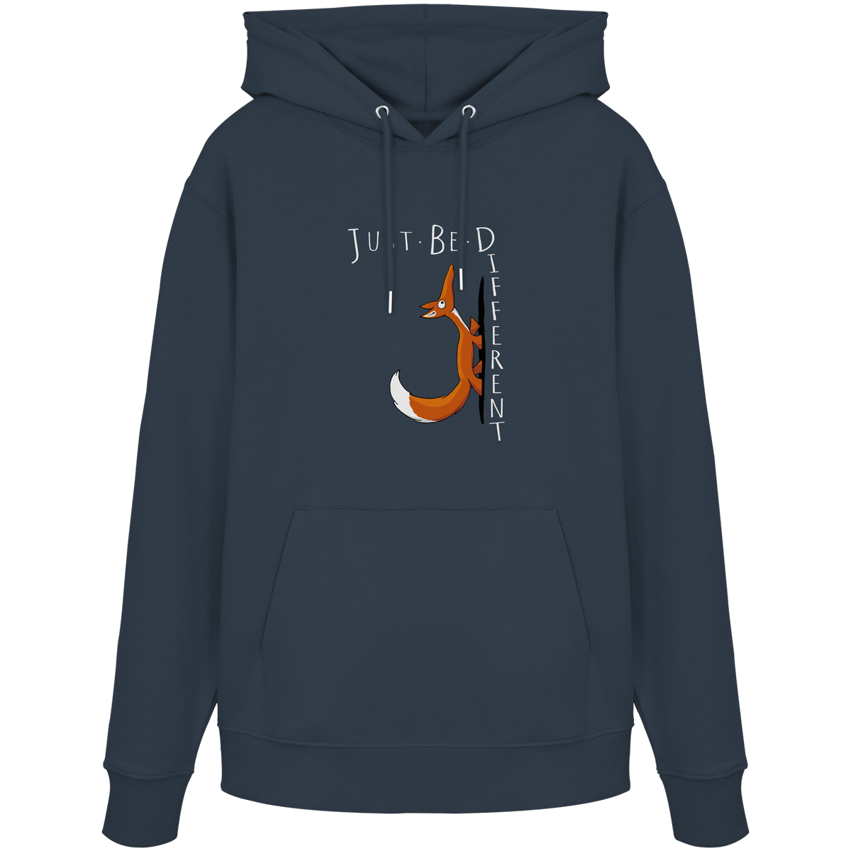 Just Be Different | Sei Anders, kleiner Fuchs - Organic Hoodie