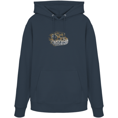 Leopard Gecko Skizze Kritzelkunst - Organic Hoodie