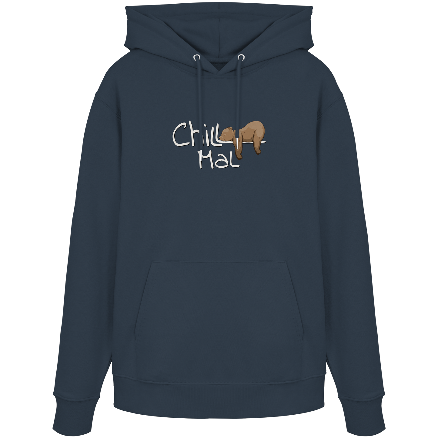 Chill Mal schläfriger Braunbär - Organic Hoodie