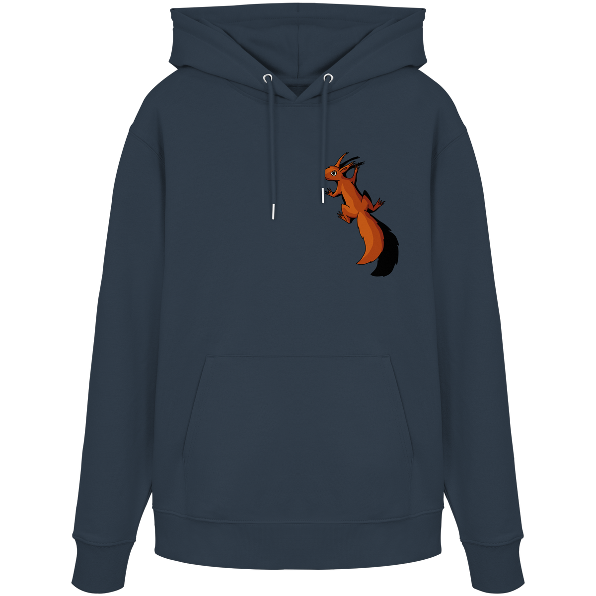 Süßes Eichhörnchen klettert - Organic Hoodie