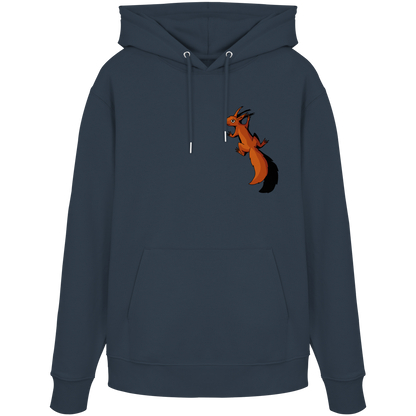 Süßes Eichhörnchen klettert - Organic Hoodie
