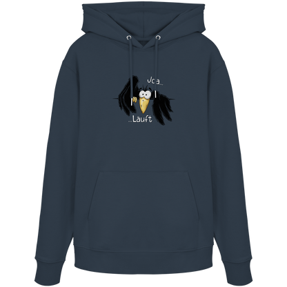 Joa Läuft Krähe gechillter Rabe - Organic Hoodie