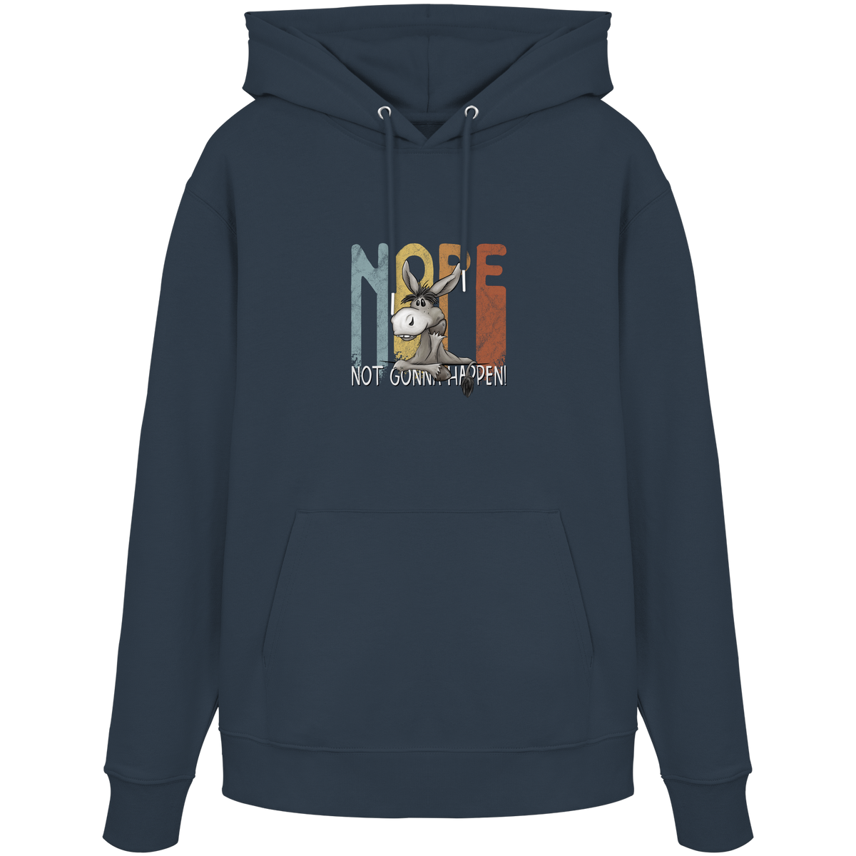 Nope | bockiger Esel - Organic Hoodie