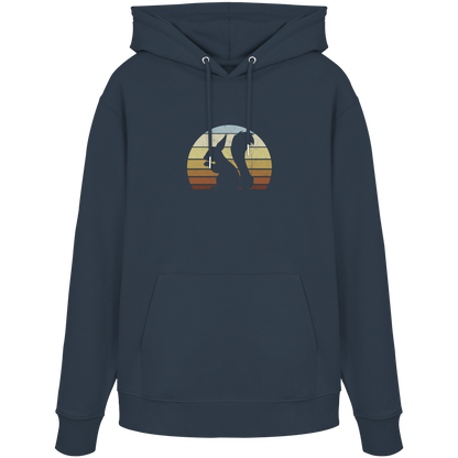 Retro Eichhörnchen Silhouette - Organic Hoodie