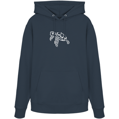 schwimmende Meeres-Schildkröte - Organic Hoodie