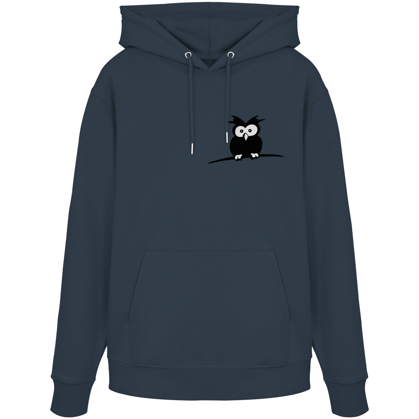Kleine struppige Eule - Organic Hoodie