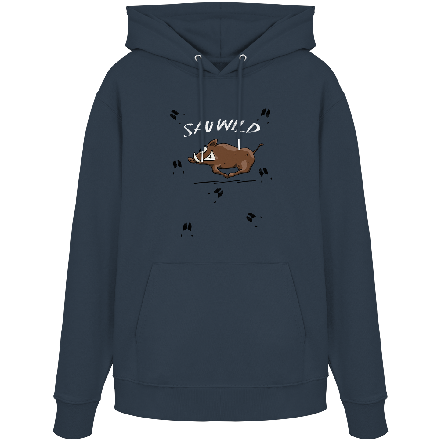 Sauwild wilde Sau | Wildschwein Keiler - Organic Hoodie