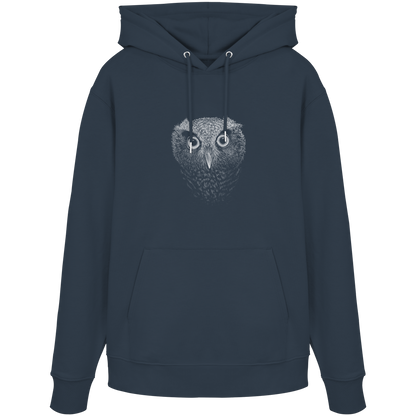 Eule Kritzelkunst Illustration - Organic Hoodie