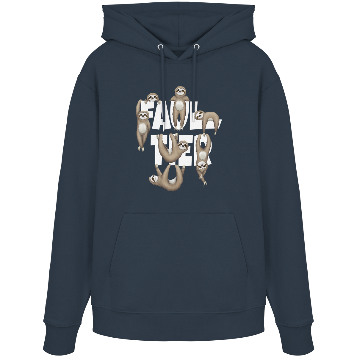 Viele gechillte Faultiere - Organic Hoodie