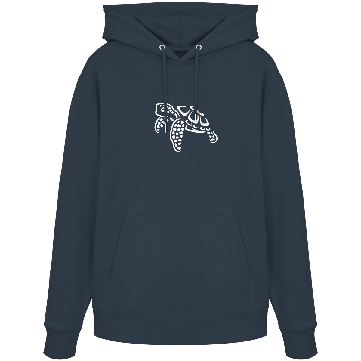 schwimmende Meeres-Schildkröte - Organic Hoodie