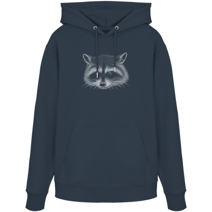 Waschbär Illustration Kritzelkunst - Organic Hoodie