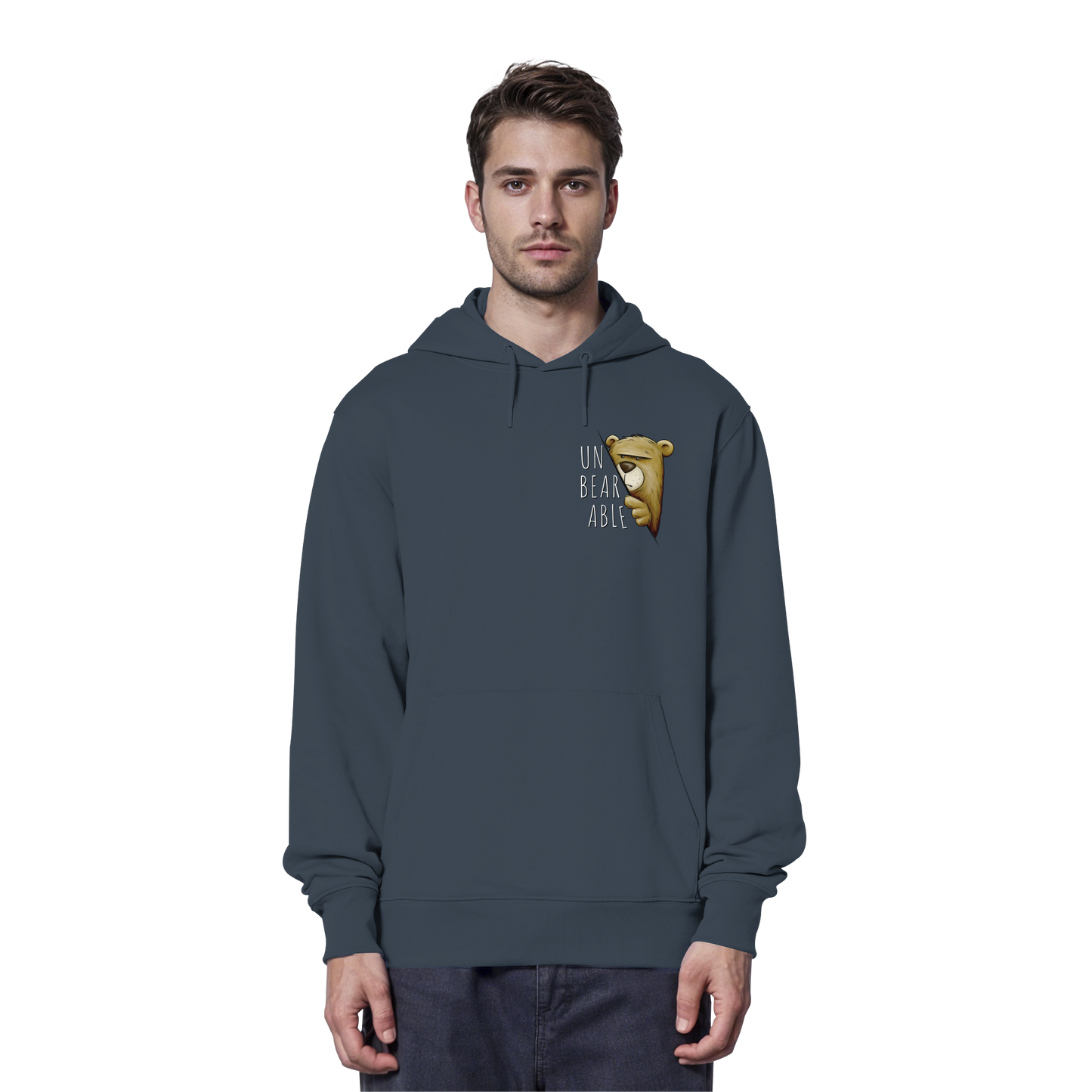 Unbearable – Unerträglich Bär - Organic Hoodie