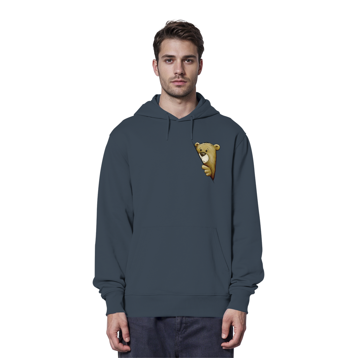Funky Bär Illustration - Organic Hoodie