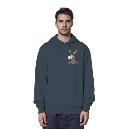 Lustiger lässiger Esel - Organic Hoodie