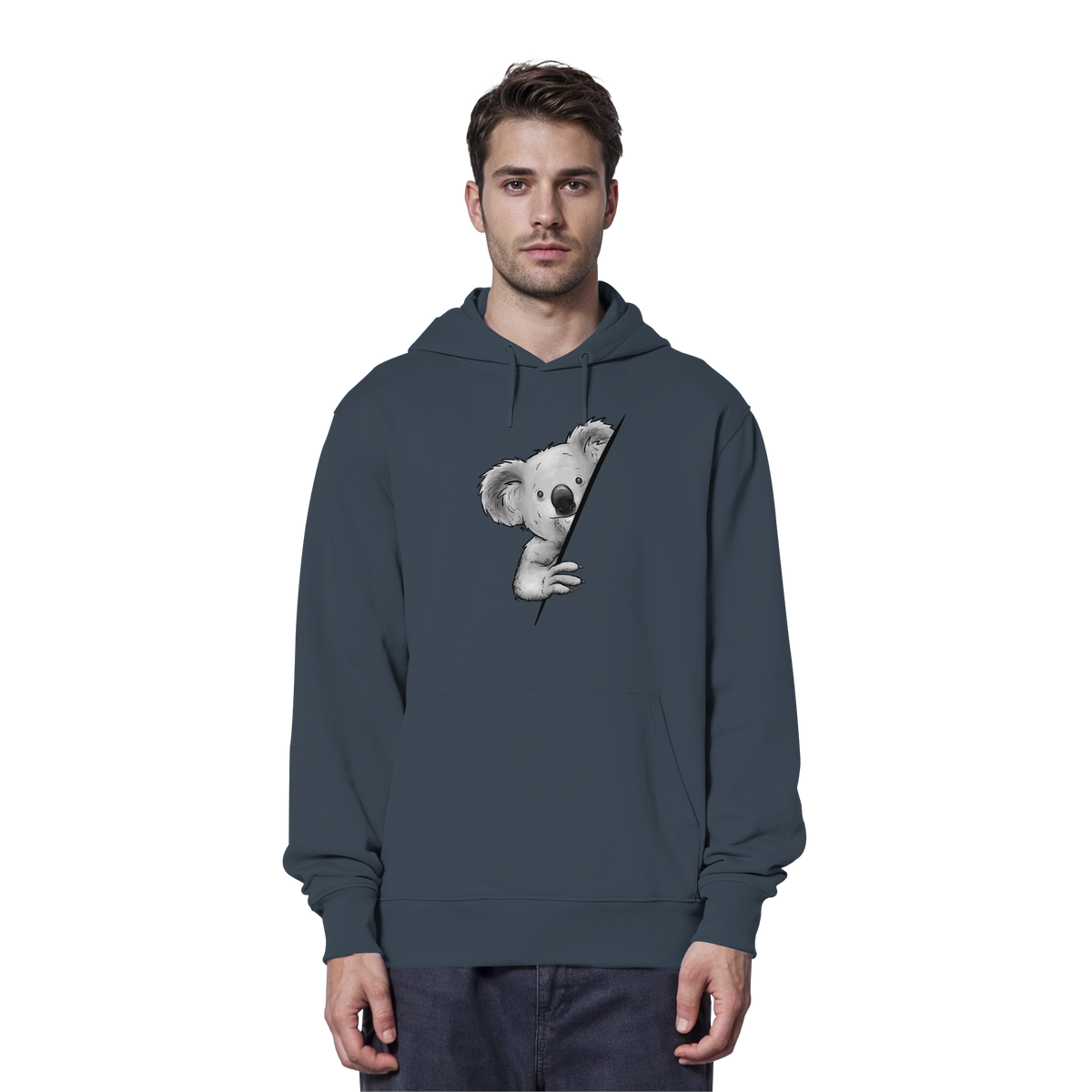 Koala Bär Illustration - Organic Hoodie