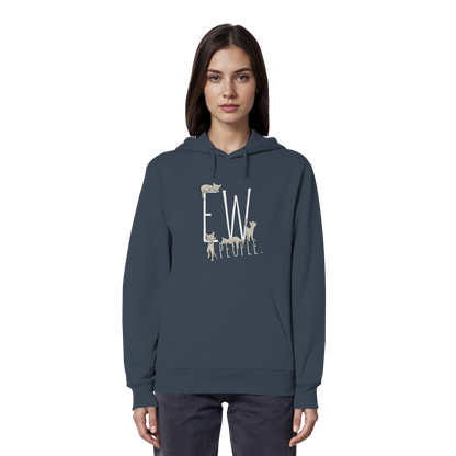 Ew, People. Sarkastische Katzen - Organic Hoodie
