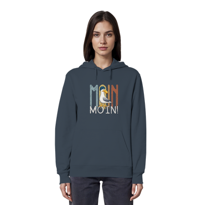 Moin Moin norddeutsche Möwe - Organic Hoodie