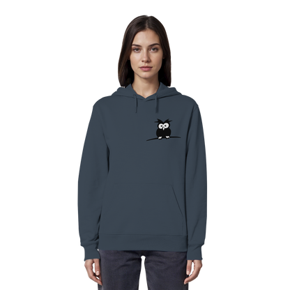 Kleine struppige Eule - Organic Hoodie