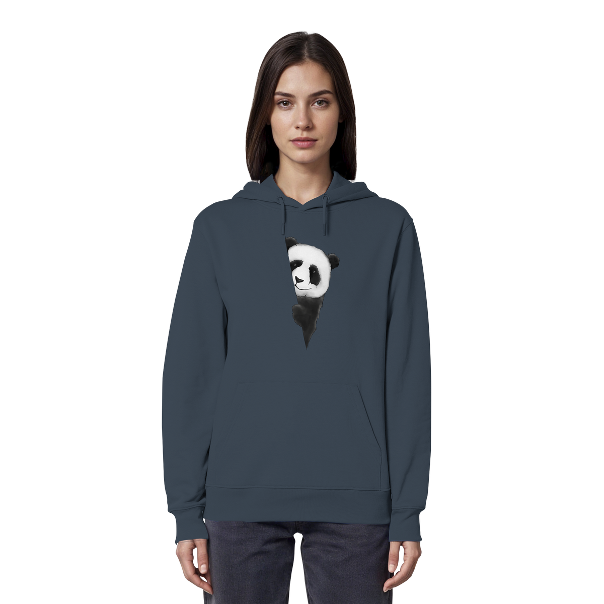Panda Bär Illustration - Organic Hoodie