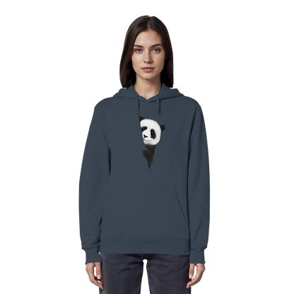 Panda Bär Illustration - Organic Hoodie