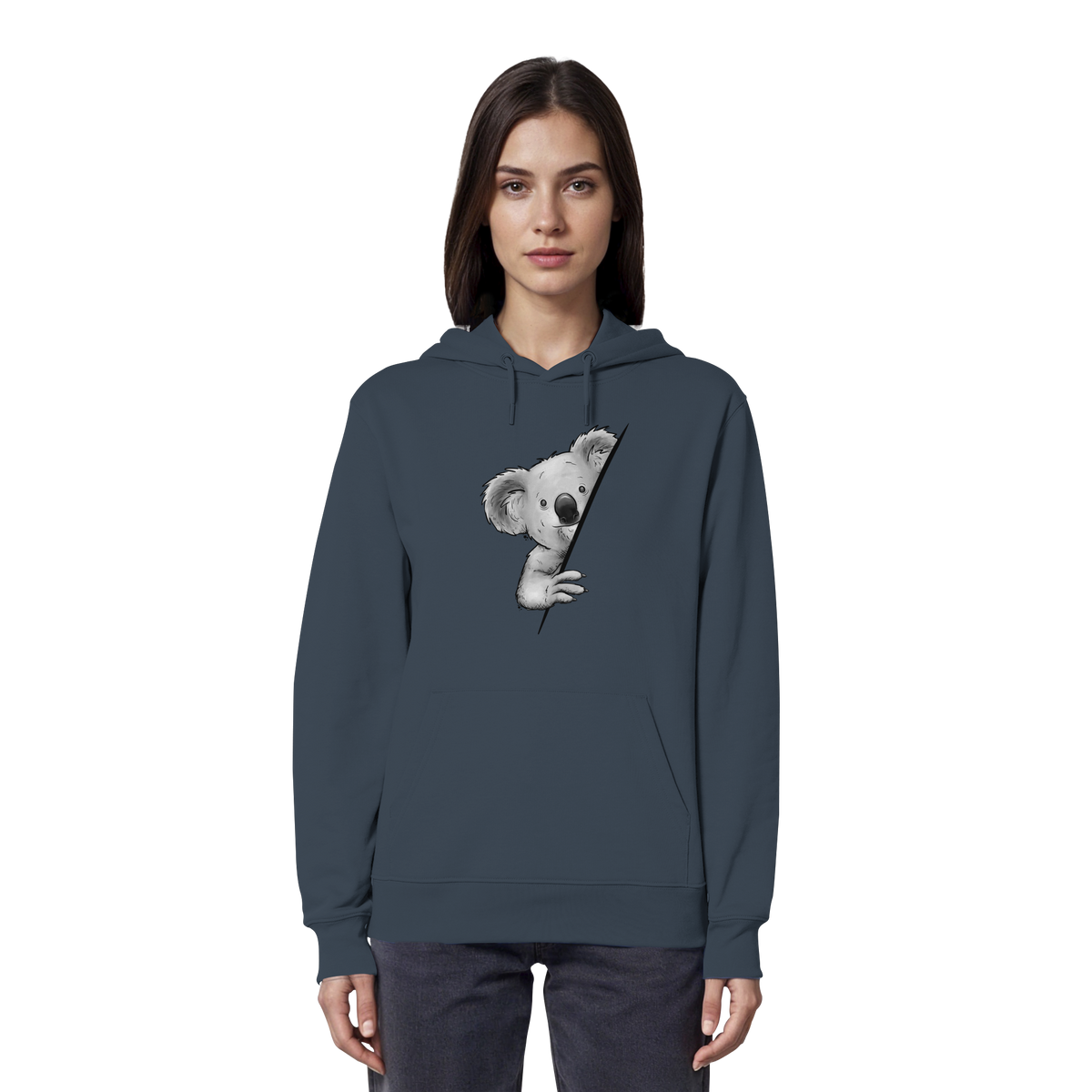 Koala Bär Illustration - Organic Hoodie