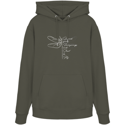 Breite die Flügel aus und flieg los | Libelle - Organic Hoodie