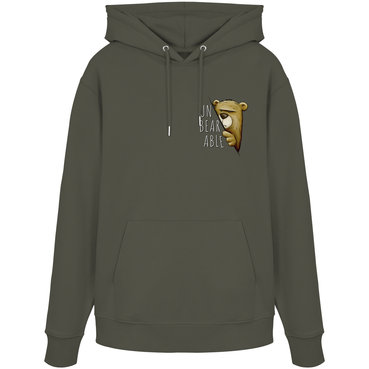 Unbearable – Unerträglich Bär - Organic Hoodie
