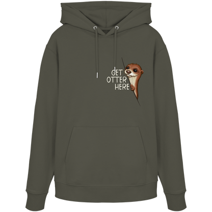Get Otter Here | Lustiger Otter Kalauer - Organic Hoodie