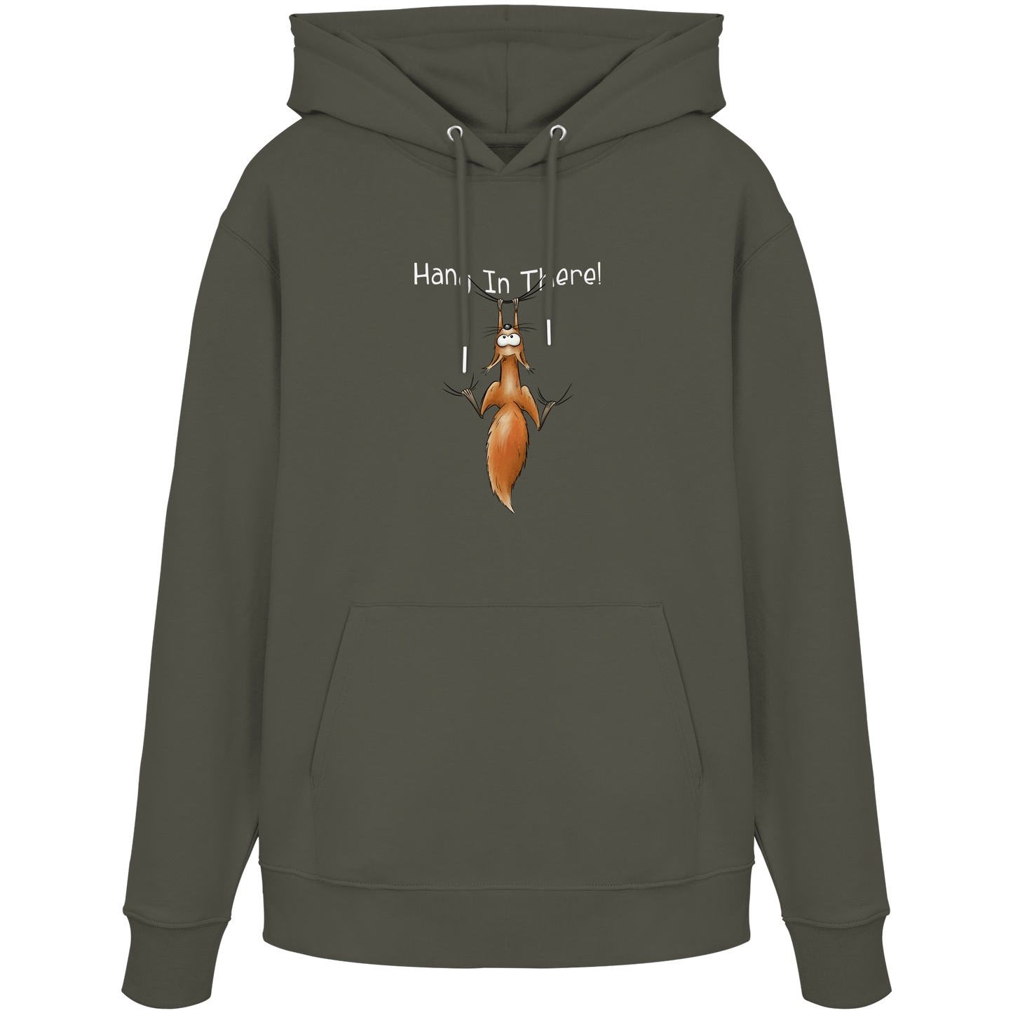 Hang In There | Lässiges Eichhörnchen - Organic Hoodie