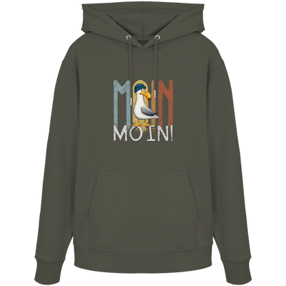 Moin Moin norddeutsche Möwe - Organic Hoodie